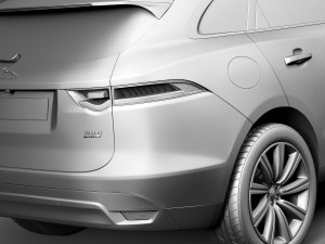 Jaguar F-pace 2017 3D-Modell
