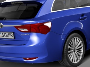 Toyota Avensis Estate 2016 Modèle 3D
