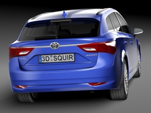 Toyota Avensis Estate 2016 Modèle 3D
