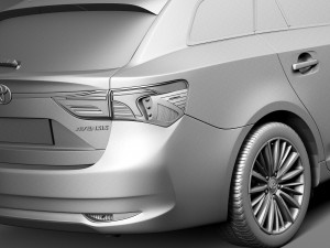 Toyota Avensis Estate 2016 Modèle 3D