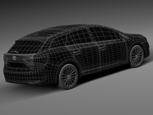 Toyota Avensis Estate 2016 Modèle 3D