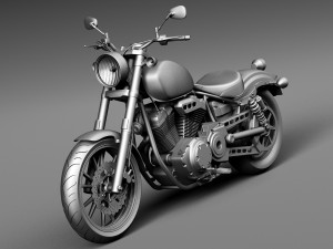 Yamaha Bolt 2016 3D Model