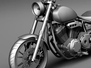 Yamaha Bolt 2016 3D Model