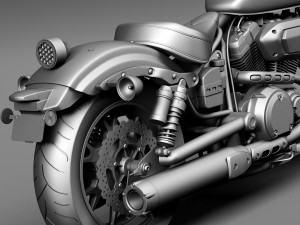 Yamaha Bolt 2016 3D Model