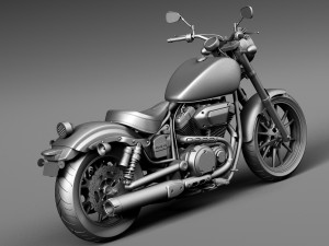 Yamaha Bolt 2016 3D Model