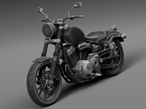 Yamaha Bolt 2016 3D Model