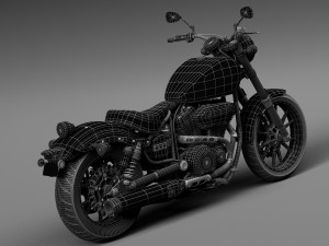 Yamaha Bolt 2016 3D Model
