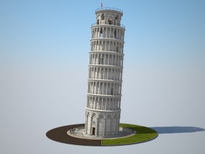 Leaning Tower of Pisa 3D Model