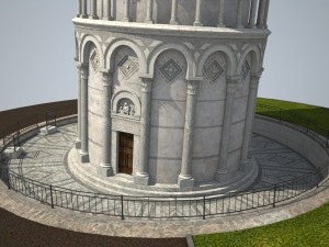 Leaning Tower of Pisa 3D Модель