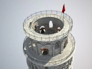 Leaning Tower of Pisa 3D Model