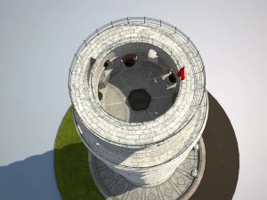 Leaning Tower of Pisa 3D Model