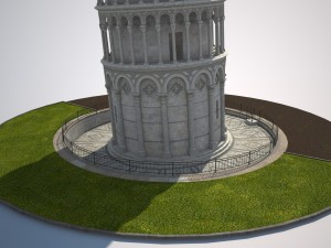 Leaning Tower of Pisa 3D Модель