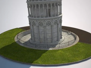 Leaning Tower of Pisa 3D Model