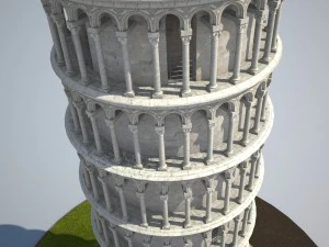 Leaning Tower of Pisa 3D Model
