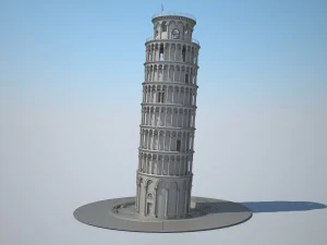 Leaning Tower of Pisa 3D Model