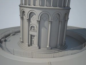 Leaning Tower of Pisa 3D Model
