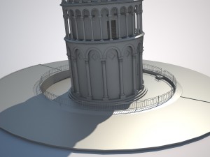 Leaning Tower of Pisa 3D Модель