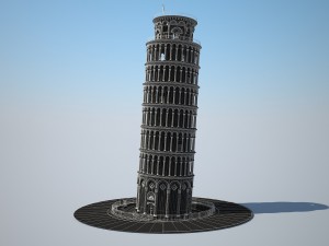 Leaning Tower of Pisa 3D Модель