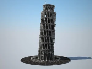 Leaning Tower of Pisa 3D Model
