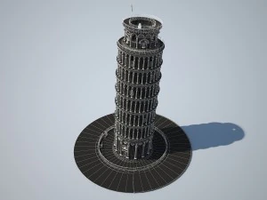 Leaning Tower of Pisa 3D Model