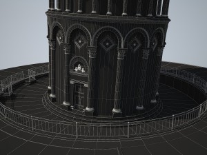 Leaning Tower of Pisa 3D Модель