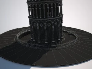 Leaning Tower of Pisa 3D Model