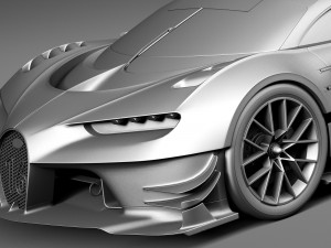 Bugatti Vision Gran Turismo Concept 2015 Modelo 3D