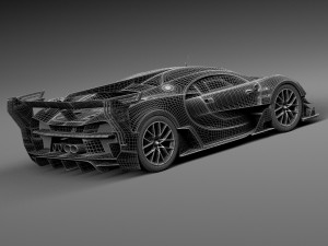 Bugatti Vision Gran Turismo Concept 2015 Modelo 3D