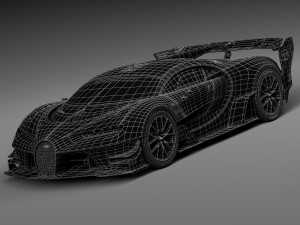 Bugatti Vision Gran Turismo Concept 2015 Modelo 3D