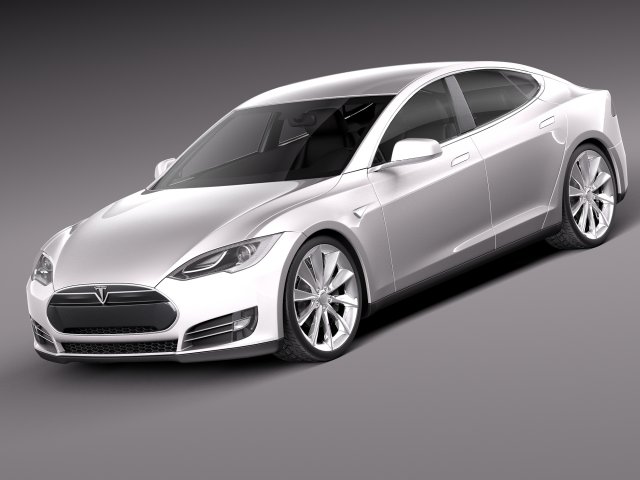 Tesla Model S 2015 3Dモデル .c4d .max .obj .3ds .fbx .stl .blend 