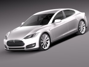 Tesla Model S 2015 3Dモデル