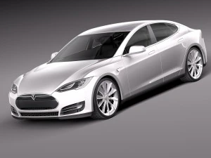 Tesla Model S 2015 Model 3D