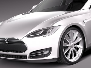 Tesla Model S 2015 3Dモデル