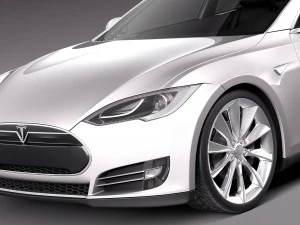 Tesla Model S 2015 Model 3D