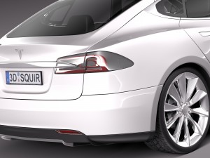 Tesla Model S 2015 3Dモデル