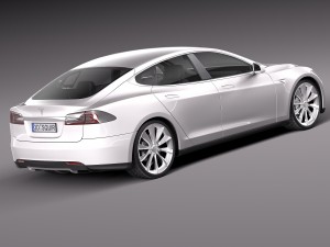 Tesla Model S 2015 3Dモデル