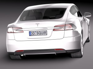 Tesla Model S 2015 3Dモデル
