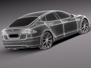 Tesla Model S 2015 3Dモデル