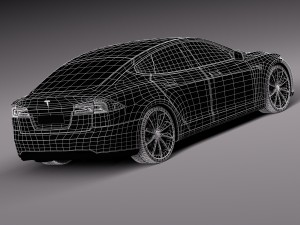 Tesla Model S 2015 3Dモデル