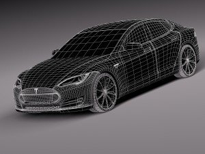 Tesla Model S 2015 3Dモデル