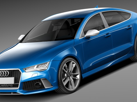 Audi RS7 Sportback Performance 2016 3D Model