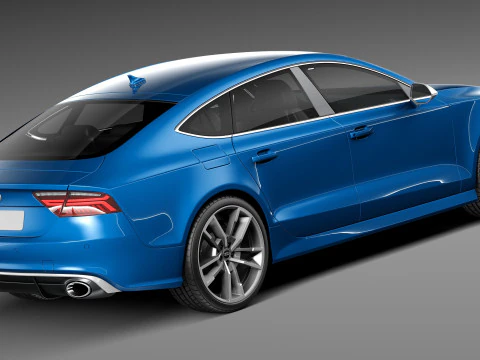 Audi RS7 Sportback Performance 2016 3D Model