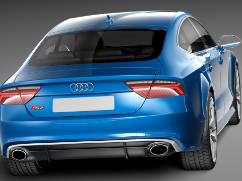 Audi RS7 Sportback Performance 2016 3D Model