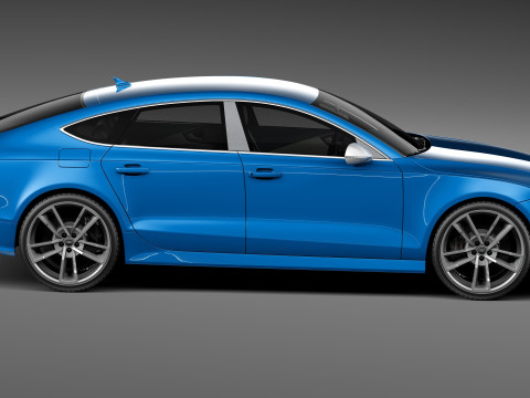 Audi RS7 Sportback Performance 2016 3D Model