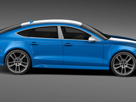 Audi RS7 Sportback Performance 2016 3D Model