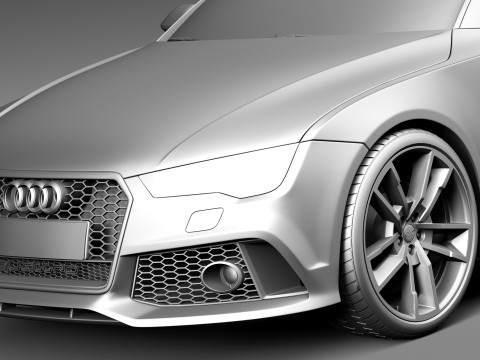 Audi RS7 Sportback Performance 2016 3D Model