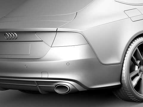 Audi RS7 Sportback Performance 2016 3D Model