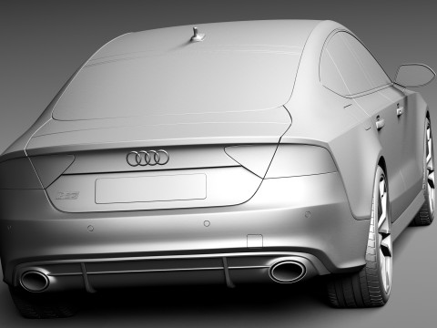 Audi RS7 Sportback Performance 2016 3D Model
