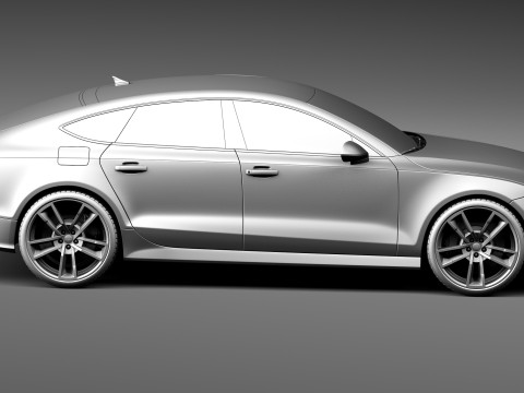 Audi RS7 Sportback Performance 2016 3D Model