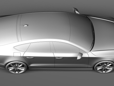 Audi RS7 Sportback Performance 2016 3D Model